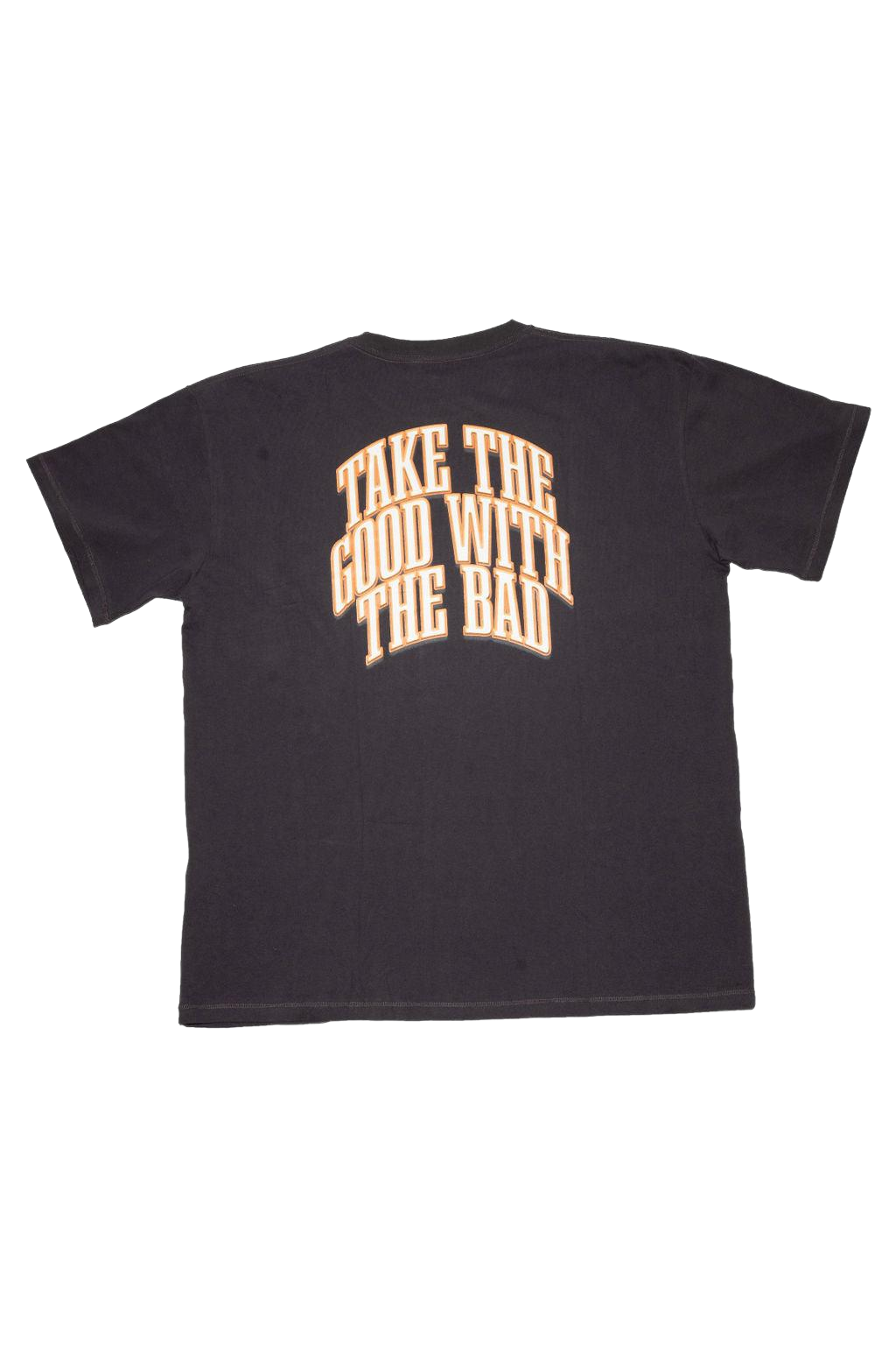 Take The Good With the Bad T-Shirt Black Orange